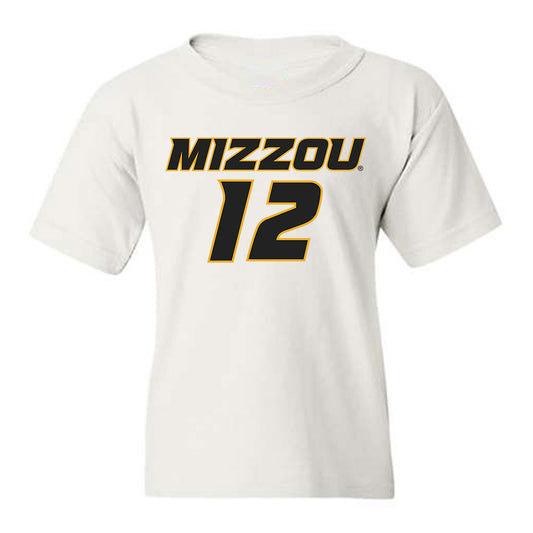Missouri - NCAA Men's Basketball : Sebastian Mack - Replica Shersey Youth T-Shirt-0