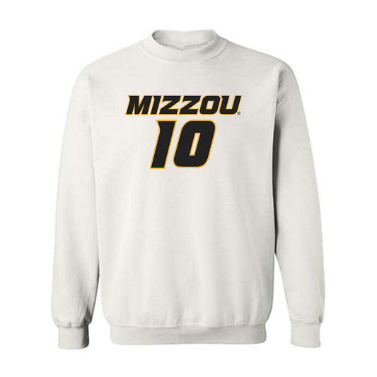 Missouri - NCAA Men's Basketball : Aidan Chronister - Replica Shersey Crewneck Sweatshirt-0