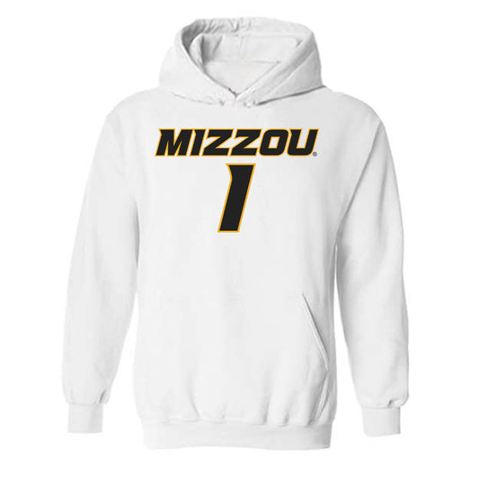 Missouri - NCAA Men's Basketball : Aaron Rowe - Replica Shersey Hooded Sweatshirt-0