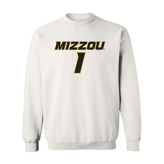 Missouri - NCAA Men's Basketball : Aaron Rowe - Replica Shersey Crewneck Sweatshirt-0