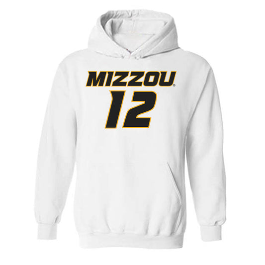Missouri - NCAA Men's Basketball : Sebastian Mack - Replica Shersey Hooded Sweatshirt-0