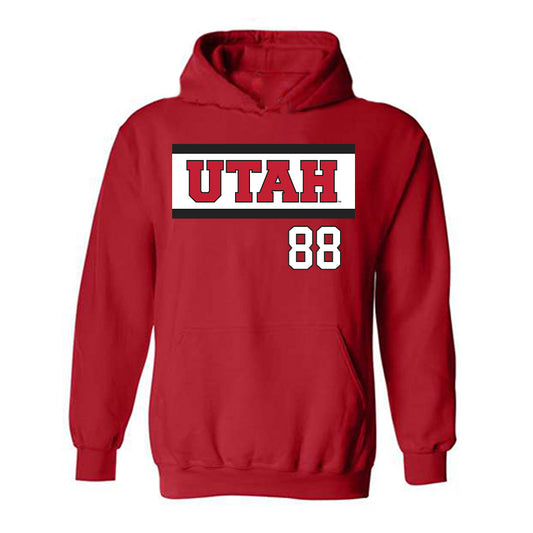 Utah - NCAA Softball : Taylor Mediano - Replica Shersey Hooded Sweatshirt-0