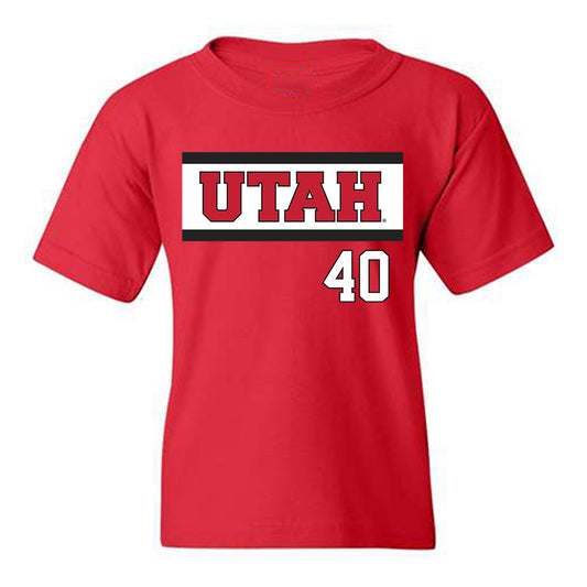 Utah - NCAA Softball : Cian Noli - Replica Shersey Youth T-Shirt-0