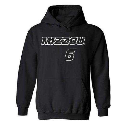 Missouri - NCAA Softball : Courtney Donahue - Replica Shersey Hooded Sweatshirt-0