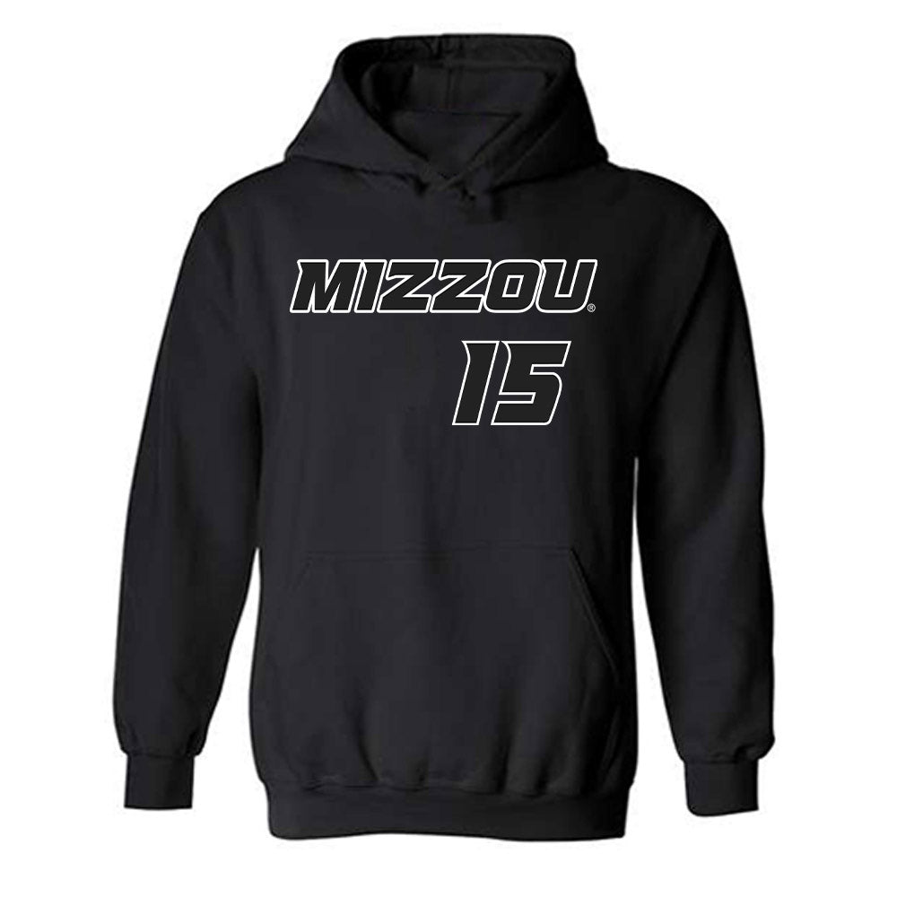 Missouri - NCAA Softball : Emma Jackson - Replica Shersey Hooded Sweatshirt-0