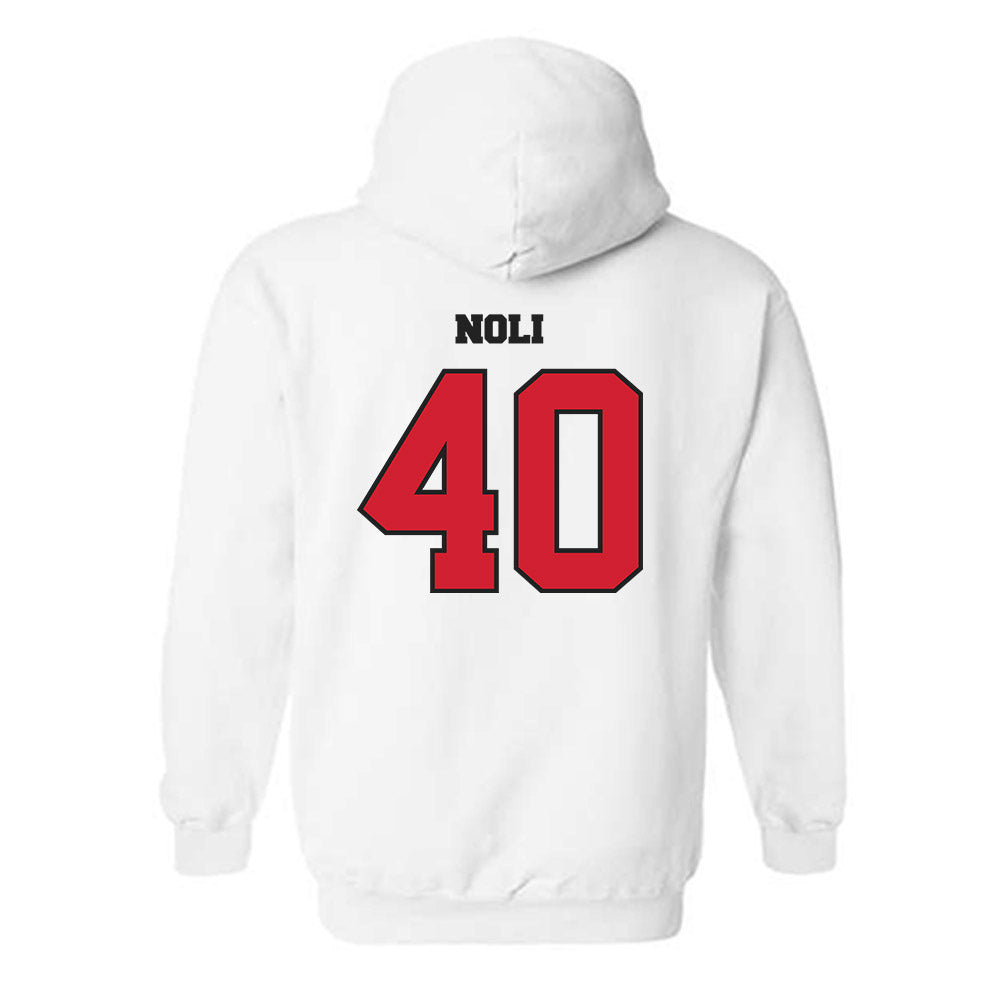 Utah - NCAA Softball : Cian Noli - Replica Shersey Hooded Sweatshirt-1