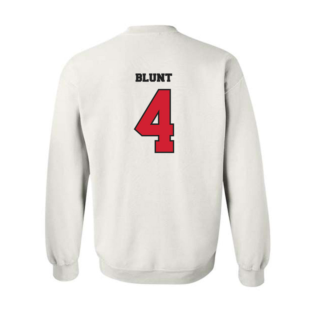Utah - NCAA Softball : Kate Blunt - Replica Shersey Crewneck Sweatshirt-1