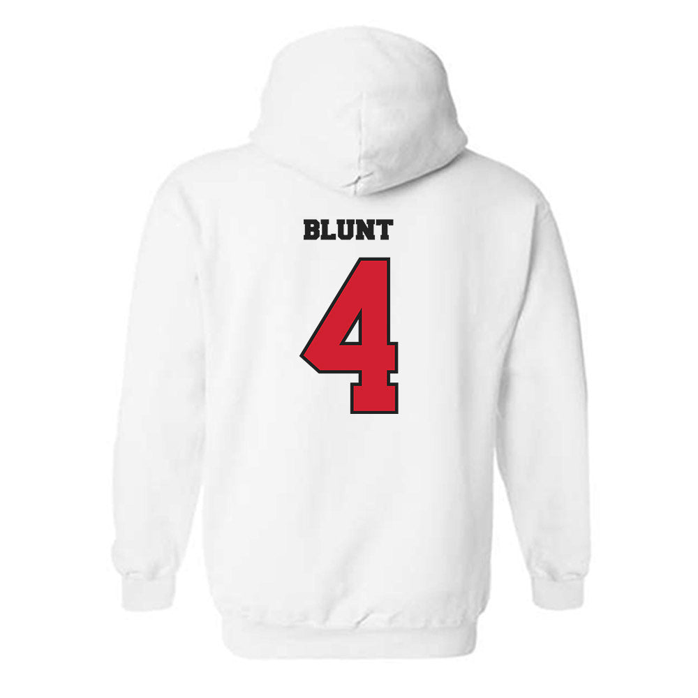 Utah - NCAA Softball : Kate Blunt - Replica Shersey Hooded Sweatshirt-1