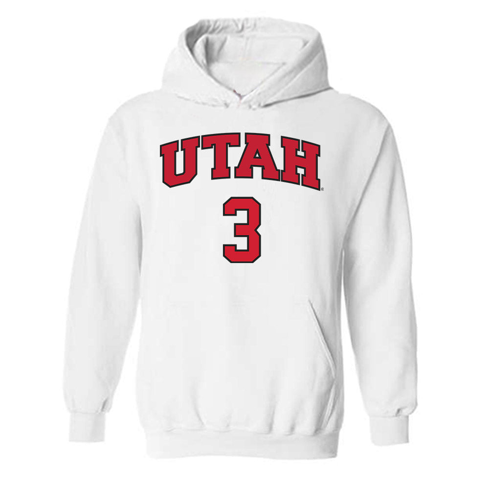 Utah - NCAA Softball : Shonty Passi - Replica Shersey Hooded Sweatshirt-0