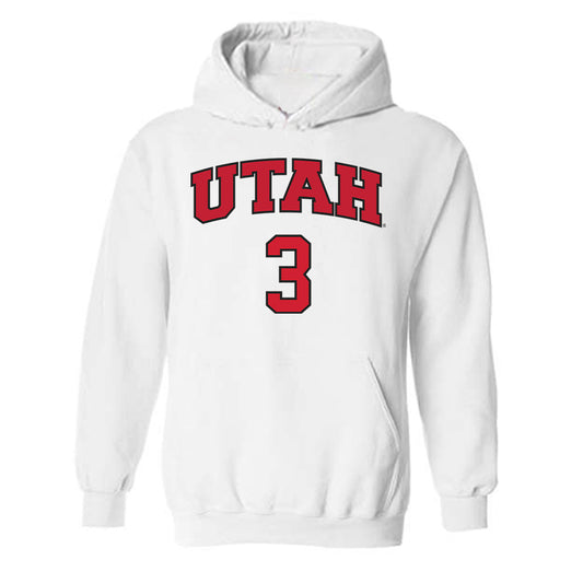 Utah - NCAA Softball : Shonty Passi - Replica Shersey Hooded Sweatshirt-0