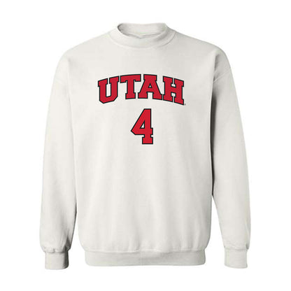Utah - NCAA Softball : Kate Blunt - Replica Shersey Crewneck Sweatshirt-0