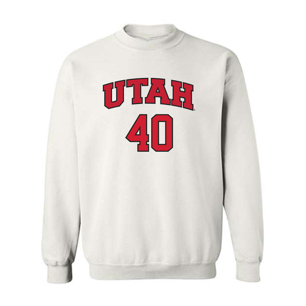 Utah - NCAA Softball : Cian Noli - Replica Shersey Crewneck Sweatshirt-0