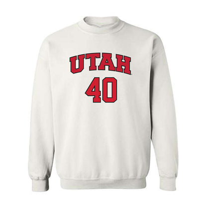 Utah - NCAA Softball : Cian Noli - Replica Shersey Crewneck Sweatshirt-0