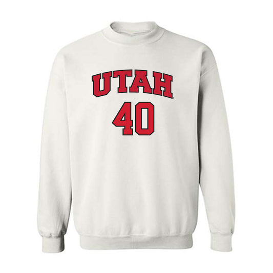 Utah - NCAA Softball : Cian Noli - Replica Shersey Crewneck Sweatshirt-0