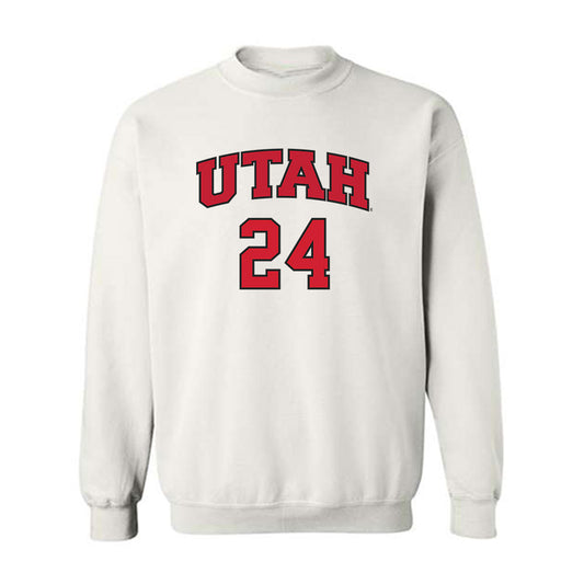 Utah - NCAA Softball : Raci Miranda - Replica Shersey Crewneck Sweatshirt-0