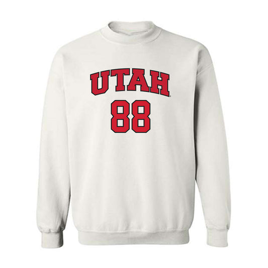 Utah - NCAA Softball : Taylor Mediano - Replica Shersey Crewneck Sweatshirt-0
