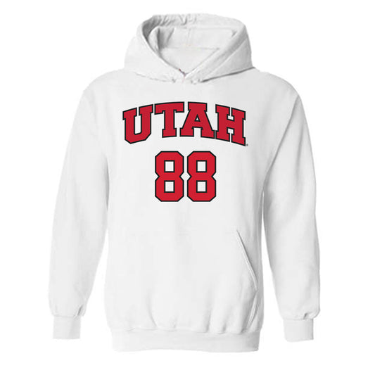 Utah - NCAA Softball : Taylor Mediano - Replica Shersey Hooded Sweatshirt-0