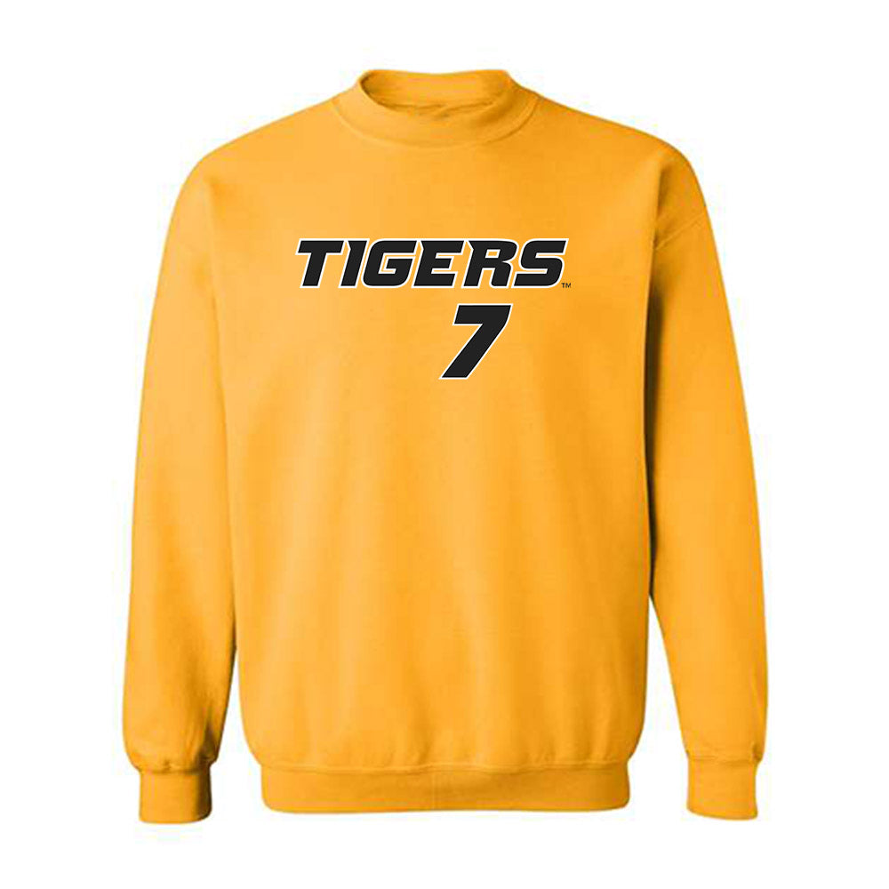Missouri - NCAA Softball : Stefania Abruscato - Replica Shersey Crewneck Sweatshirt-0