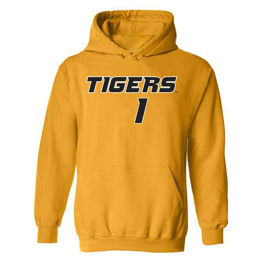 Missouri - NCAA Softball : Audrey Cathey - Replica Shersey Hooded Sweatshirt-0