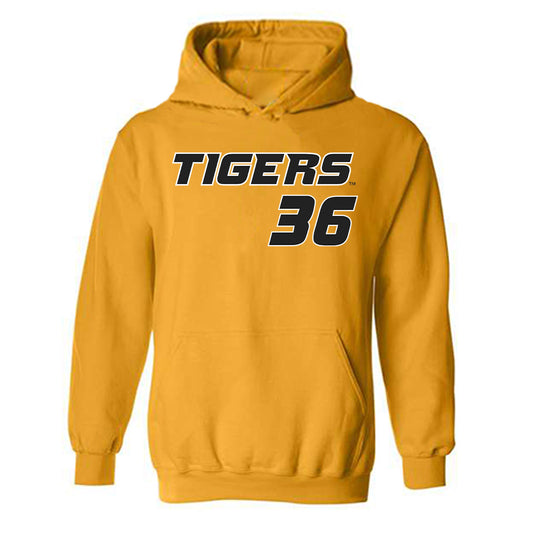Missouri - NCAA Softball : Abby Hay - Replica Shersey Hooded Sweatshirt-0