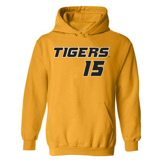 Missouri - NCAA Softball : Emma Jackson - Replica Shersey Hooded Sweatshirt-0