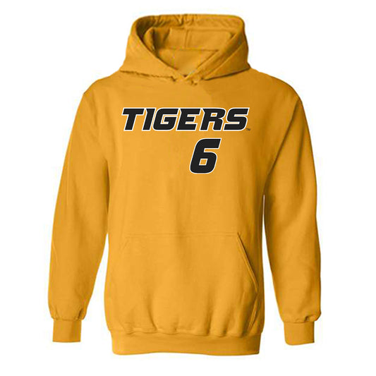 Missouri - NCAA Softball : Courtney Donahue - Replica Shersey Hooded Sweatshirt-0