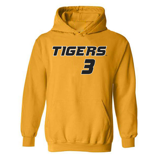 Missouri - NCAA Softball : Hadley Borders - Replica Shersey Hooded Sweatshirt-0