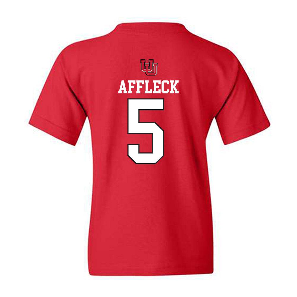 Utah - NCAA Women's Soccer : Abby Affleck - Replica Shersey Youth T-Shirt-1