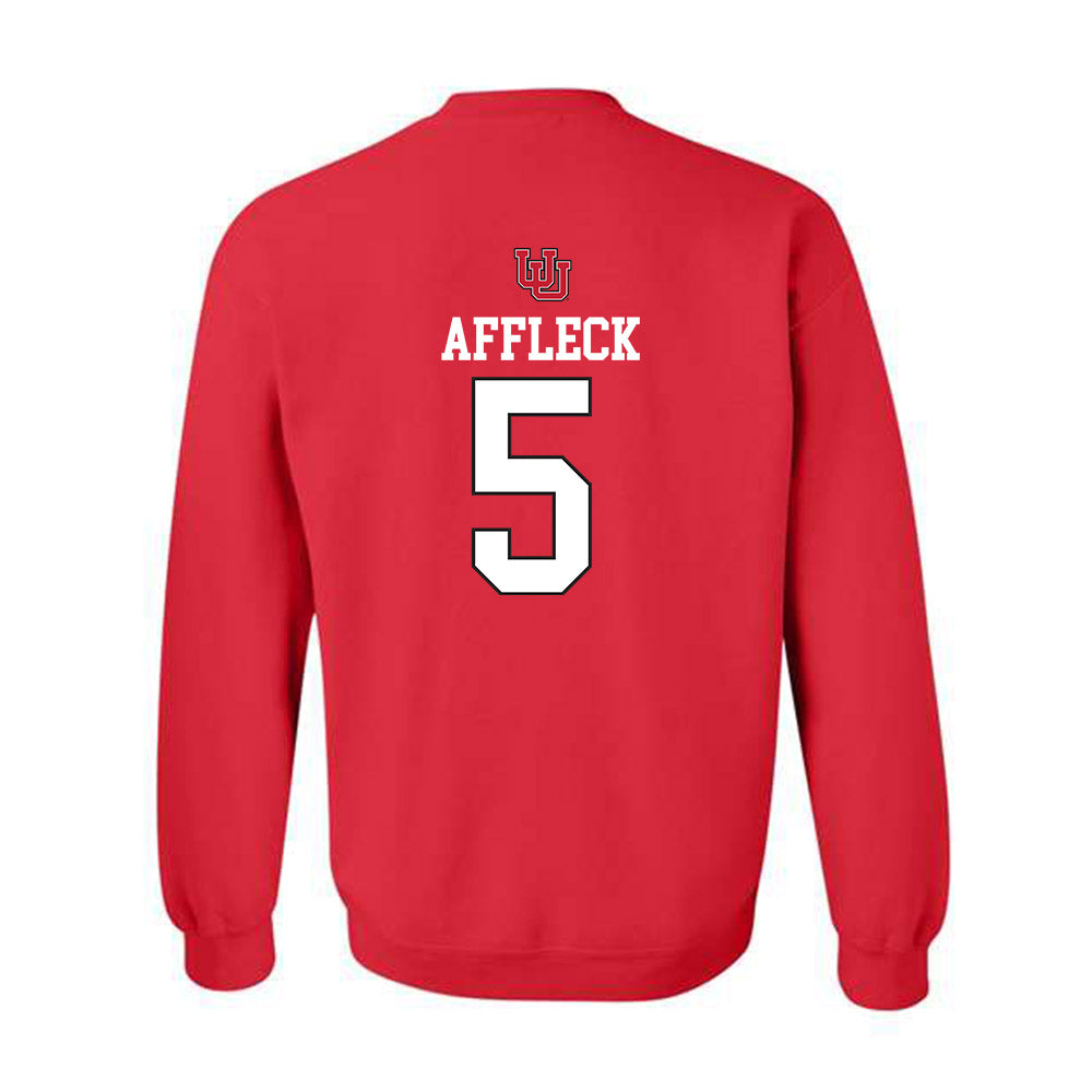 Utah - NCAA Women's Soccer : Abby Affleck - Replica Shersey Crewneck Sweatshirt-1