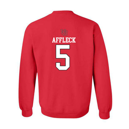 Utah - NCAA Women's Soccer : Abby Affleck - Replica Shersey Crewneck Sweatshirt-1