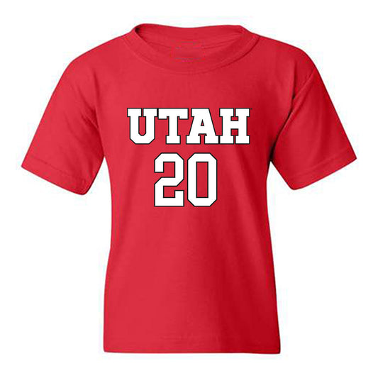 Utah - NCAA Women's Soccer : Sophie White - Replica Shersey Youth T-Shirt-0