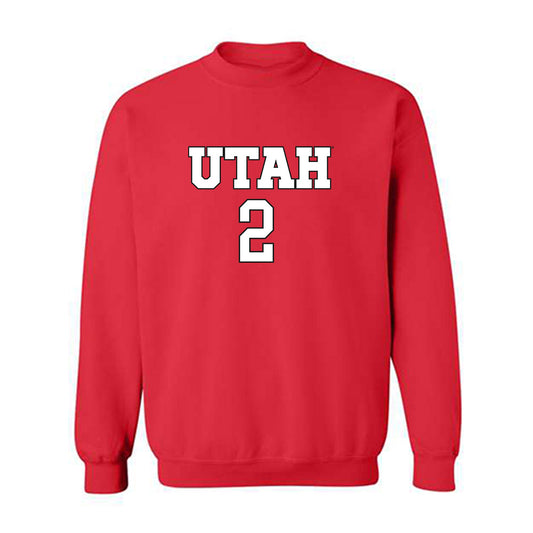 Utah - NCAA Women's Soccer : Callie Blaylock - Replica Shersey Crewneck Sweatshirt-0