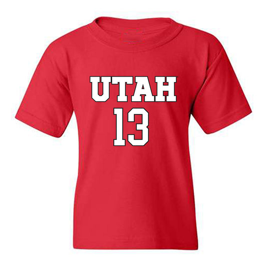 Utah - NCAA Women's Soccer : Eliza Smith - Replica Shersey Youth T-Shirt-0