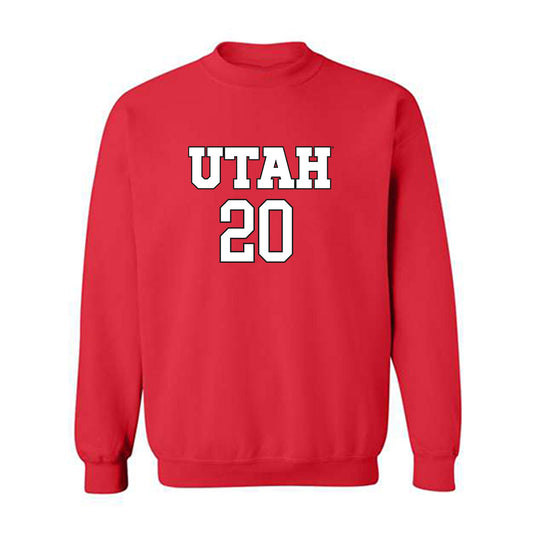 Utah - NCAA Women's Soccer : Sophie White - Replica Shersey Crewneck Sweatshirt-0