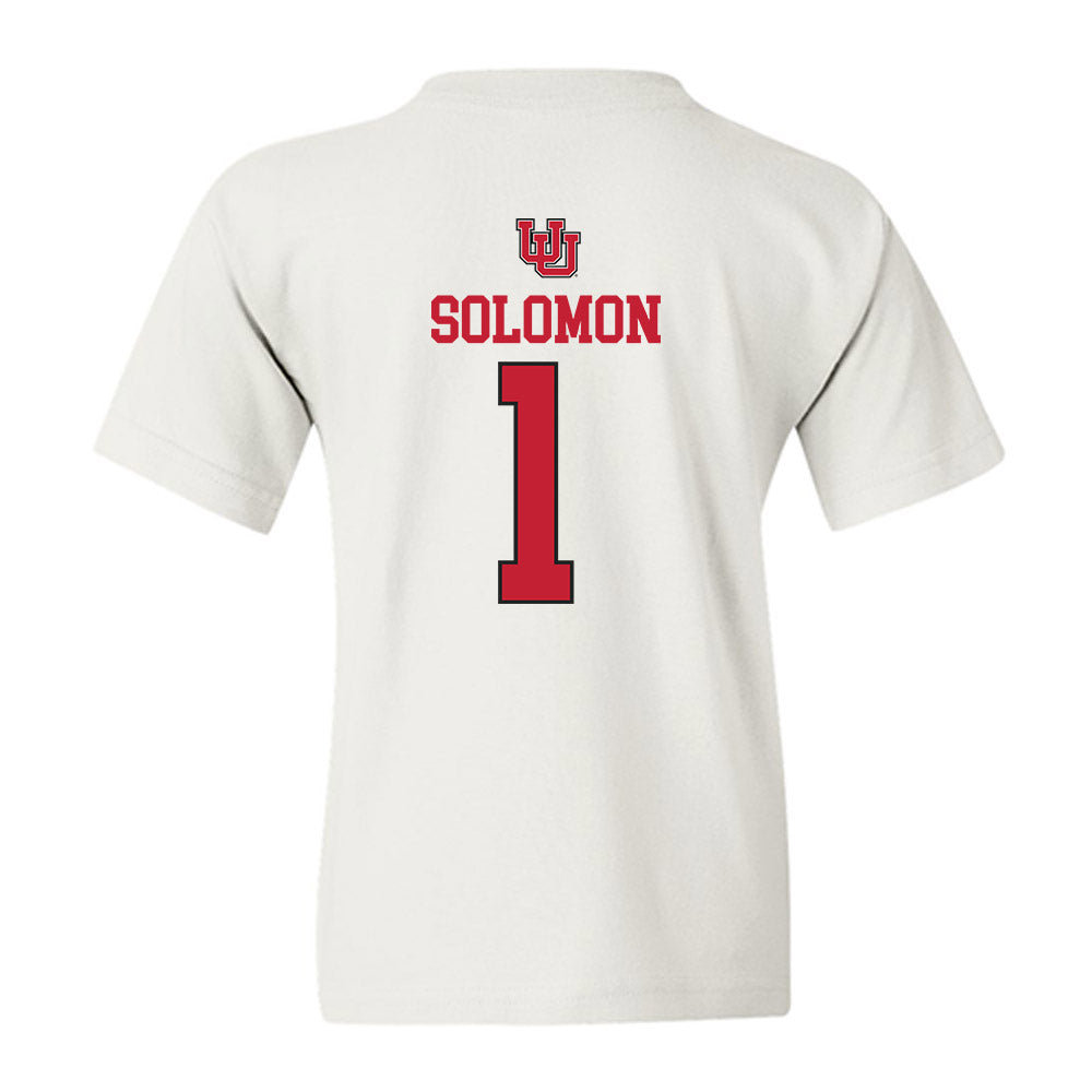 Utah - NCAA Women's Soccer : Anna Solomon - Replica Shersey Youth T-Shirt-1