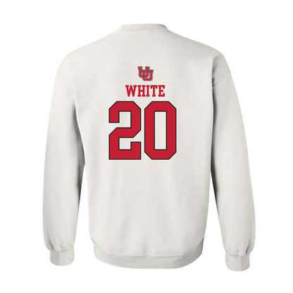 Utah - NCAA Women's Soccer : Sophie White - Replica Shersey Crewneck Sweatshirt-1