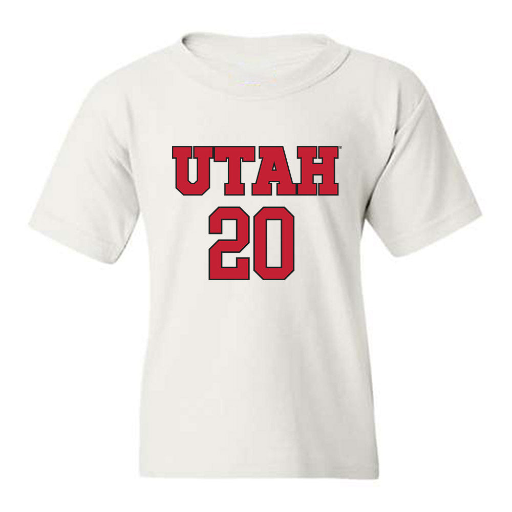 Utah - NCAA Women's Soccer : Sophie White - Replica Shersey Youth T-Shirt-0