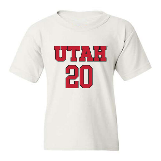 Utah - NCAA Women's Soccer : Sophie White - Replica Shersey Youth T-Shirt-0