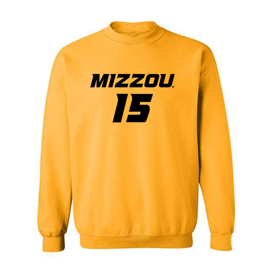 Missouri - NCAA Women's Soccer : shania spriggs - Replica Shersey Crewneck Sweatshirt-0