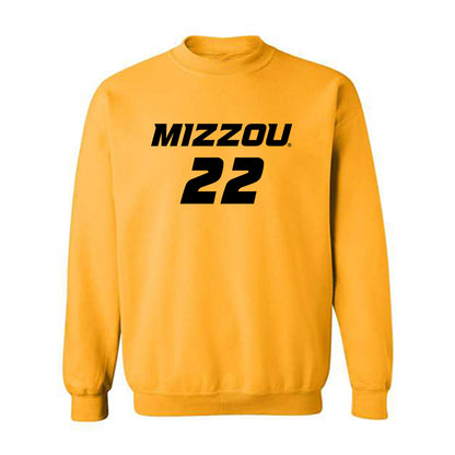 Missouri - NCAA Women's Soccer : Riley Wilkerson - Replica Shersey Crewneck Sweatshirt-0