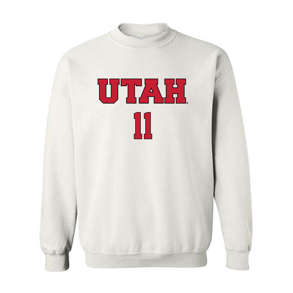 Utah - NCAA Women's Volleyball : McKenna Payne - Replica Shersey Crewneck Sweatshirt-0