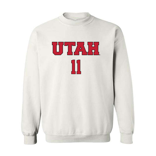 Utah - NCAA Women's Volleyball : McKenna Payne - Replica Shersey Crewneck Sweatshirt-0