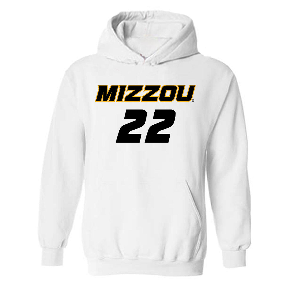 Missouri - NCAA Women's Soccer : Riley Wilkerson - Replica Shersey Hooded Sweatshirt-0