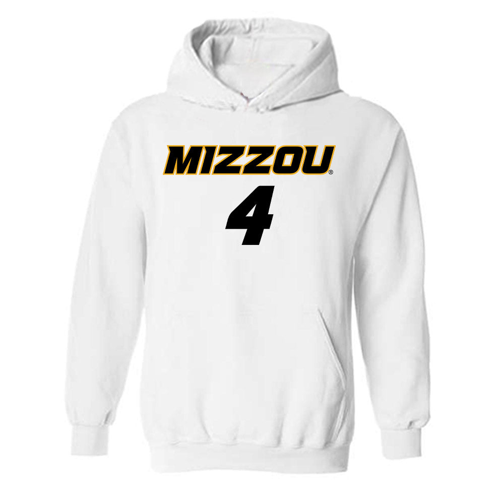 Missouri - NCAA Women's Soccer : Callaway Combs - Replica Shersey Hooded Sweatshirt-0