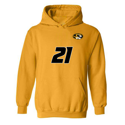 Missouri - NCAA Women's Volleyball : Lydia Stahley - Replica Shersey Hooded Sweatshirt-0