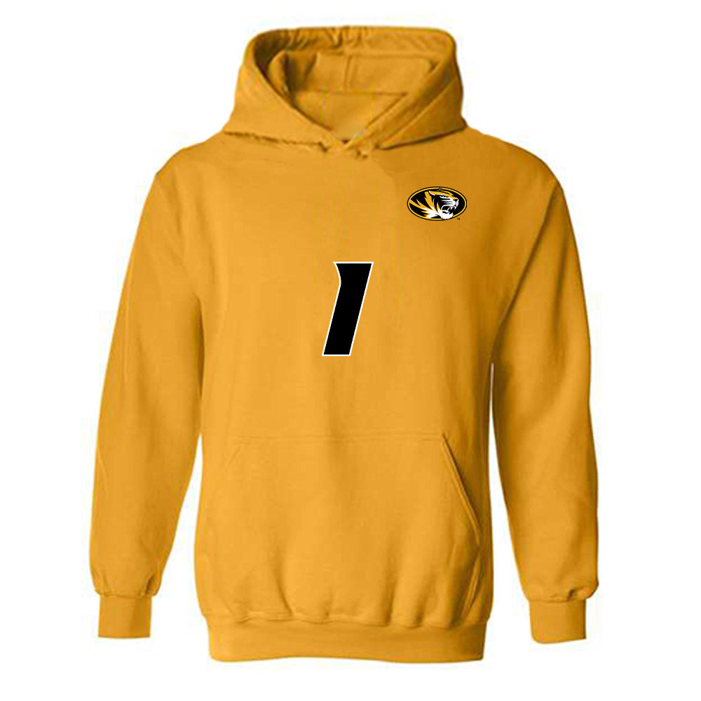 Missouri - NCAA Women's Volleyball : Zoey Matias-Lopez - Replica Shersey Hooded Sweatshirt-0