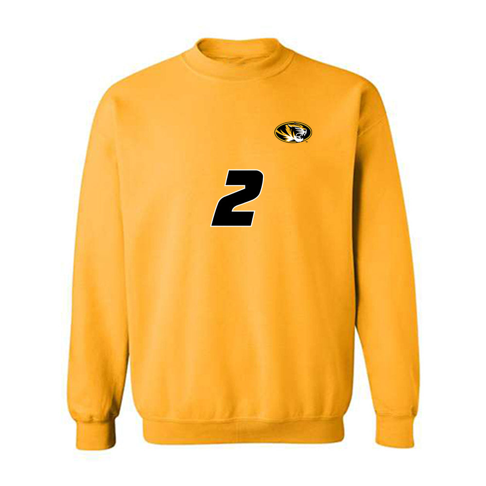 Missouri - NCAA Women's Volleyball : Sierra Dudley - Replica Shersey Crewneck Sweatshirt-0