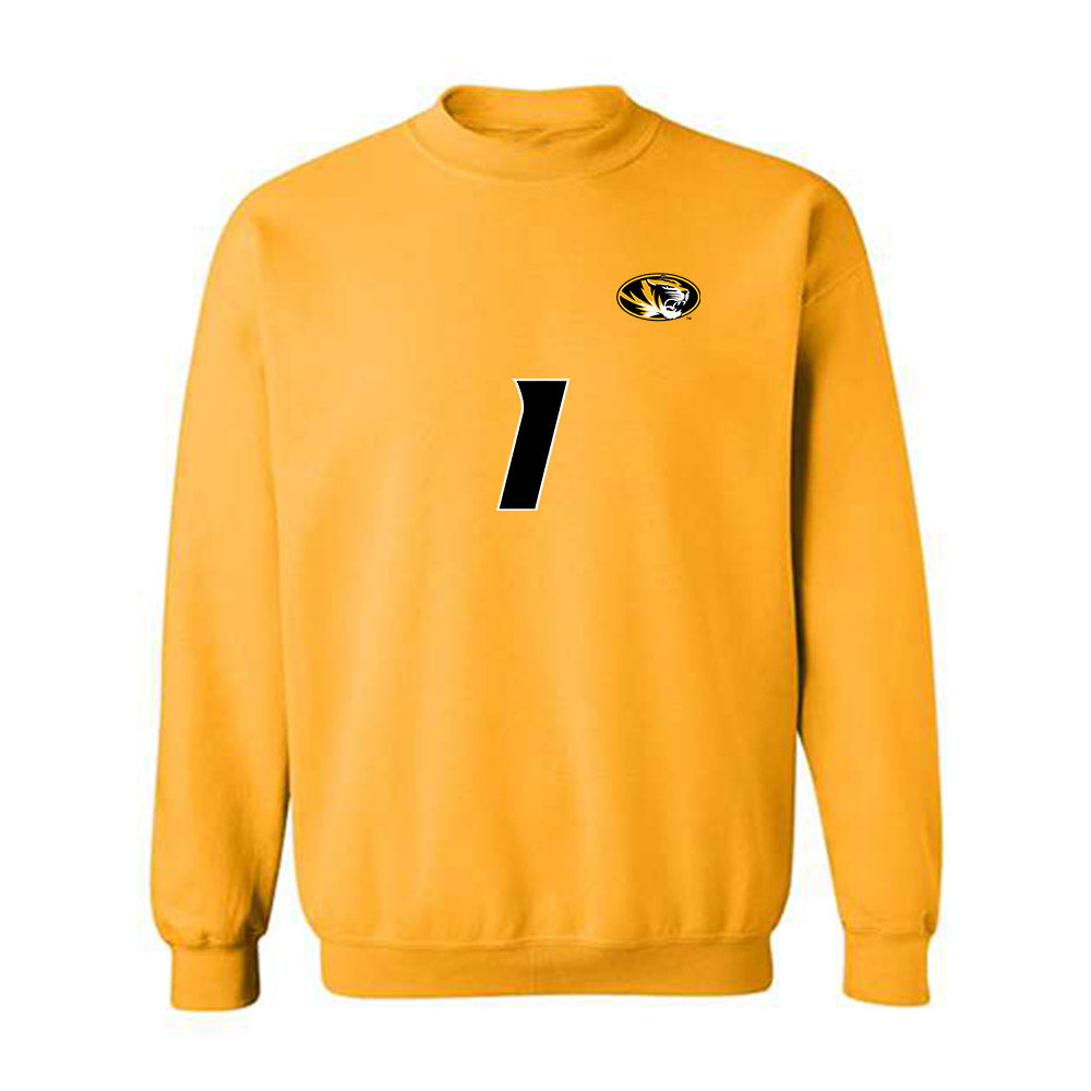 Missouri - NCAA Women's Volleyball : Zoey Matias-Lopez - Replica Shersey Crewneck Sweatshirt-0