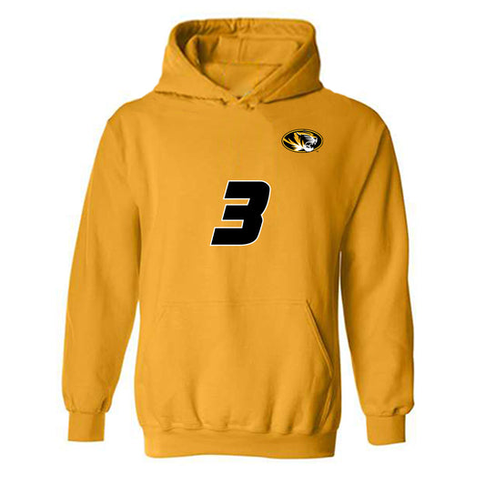 Missouri - NCAA Women's Volleyball : Maizy Agnello - Replica Shersey Hooded Sweatshirt-0