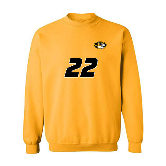 Missouri - NCAA Women's Volleyball : Millie Bauer - Replica Shersey Crewneck Sweatshirt-0